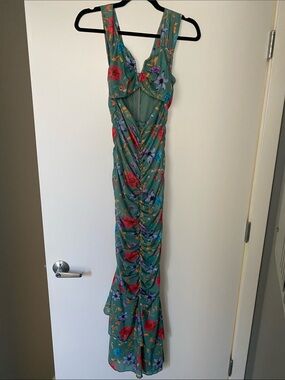 cardigan to wear with maxi dress Beige Button Down Drawstring Maxi Cardigan Small